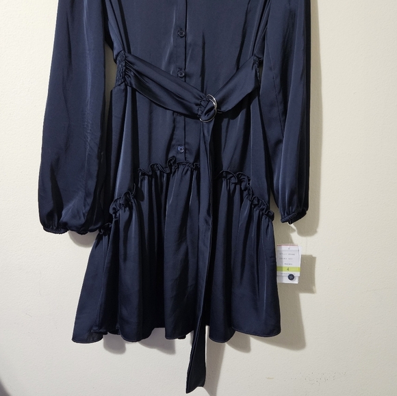 Taylor Satin Mini Dress NWT - Picture 5 of 6